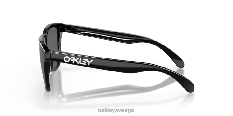 Oakley grodskinn (låg bropassning) T8RX0809 prizm svarta linser, polerad svart båge