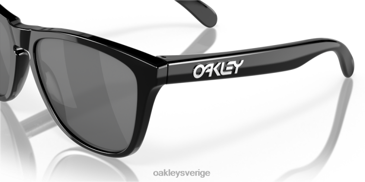 Oakley grodskinn (låg bropassning) T8RX0809 prizm svarta linser, polerad svart båge