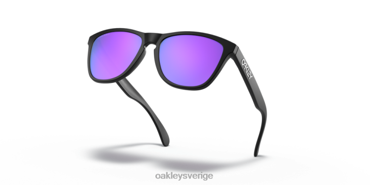 Oakley grodskinn (låg bropassning) T8RX0815 prizm violetta linser, mattsvart båge