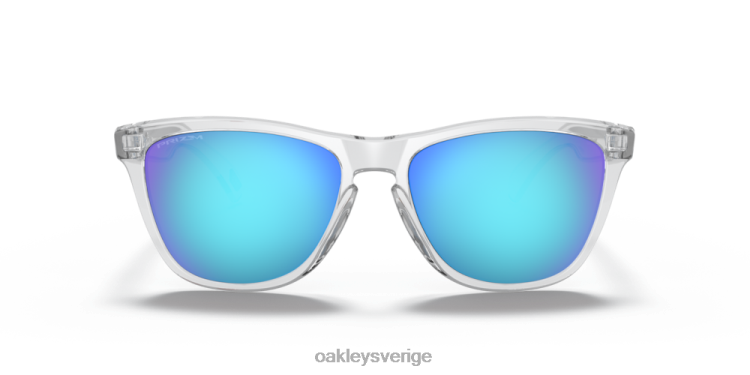 Oakley grodskinn (låg bropassning) T8RX0817 prizm safir linser, kristallklar båge