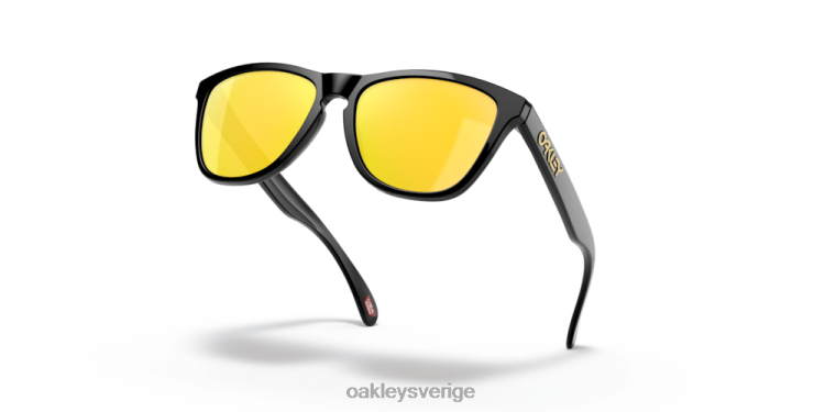 Oakley grodskinn (låg bropassning) T8RX0818 prizm 24k polariserade linser, polerad svart ram