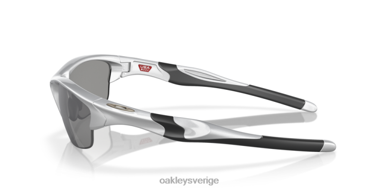 Oakley halvjacka 2.0 (låg bridge passform) T8RX0680 skiffer iridium linser, silver båge