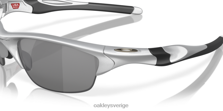 Oakley halvjacka 2.0 (låg bridge passform) T8RX0680 skiffer iridium linser, silver båge