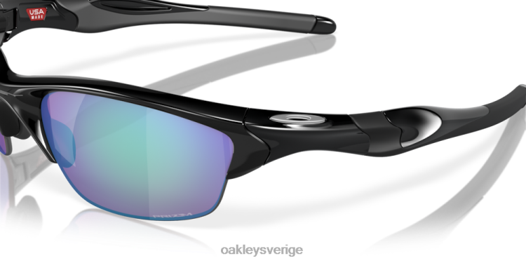 Oakley halvjacka 2.0 (låg bridge passform) T8RX0681 prizm golflinser, polerad svart båge