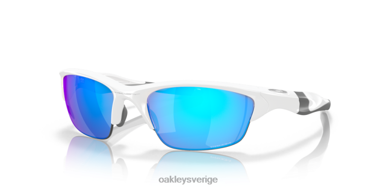 Oakley halvjacka 2.0 (låg bridge passform) T8RX0684 prizm safir linser, vit båge