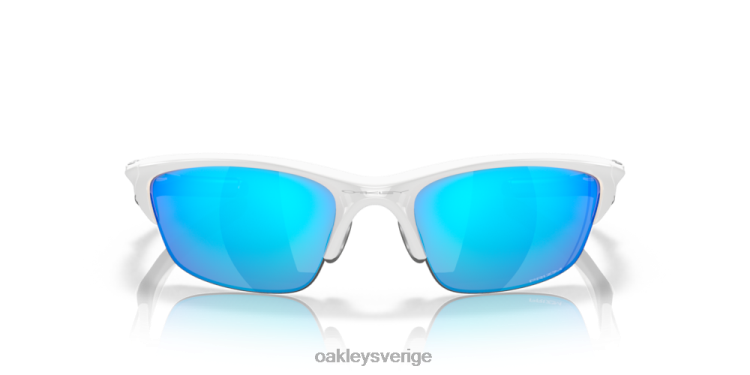 Oakley halvjacka 2.0 (låg bridge passform) T8RX0684 prizm safir linser, vit båge