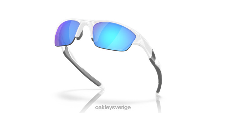Oakley halvjacka 2.0 (låg bridge passform) T8RX0684 prizm safir linser, vit båge