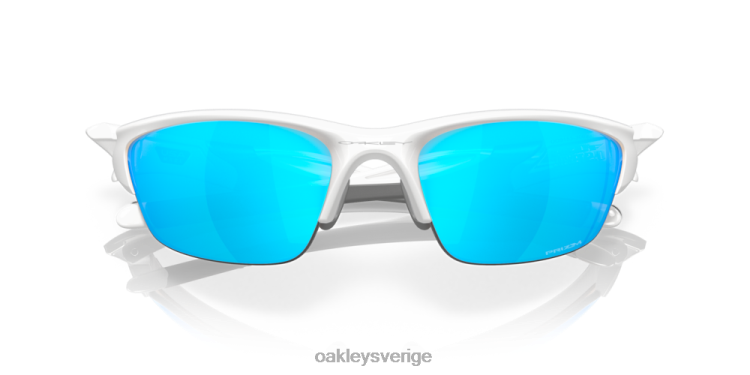 Oakley halvjacka 2.0 (låg bridge passform) T8RX0684 prizm safir linser, vit båge