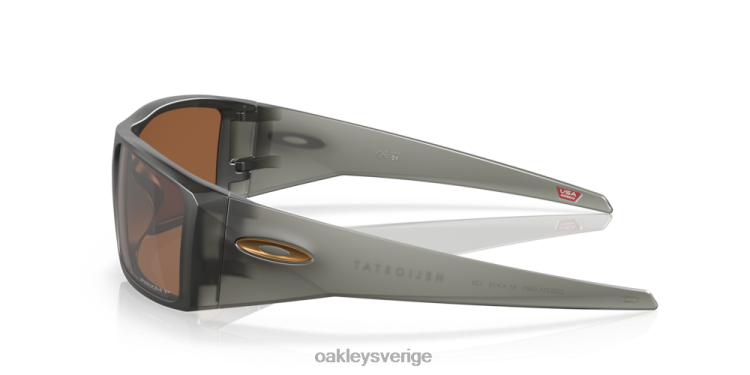 Oakley heliostat T8RX0757 prizm volframpolariserade linser, mattgrå rökram