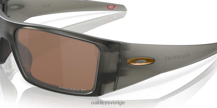 Oakley heliostat T8RX0757 prizm volframpolariserade linser, mattgrå rökram