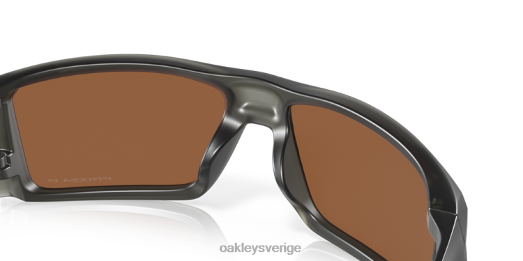 Oakley heliostat T8RX0757 prizm volframpolariserade linser, mattgrå rökram
