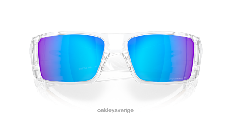 Oakley heliostat T8RX0760 prizm safir polariserade linser, klar ram