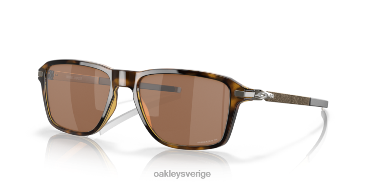 Oakley hjulhus T8RX01038 prizm volframpolariserade linser, polerad brun sköldpaddsbåge