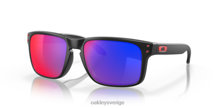 Oakley holbrook T8RX049 positiva röda iridiumlinser, mattsvart båge