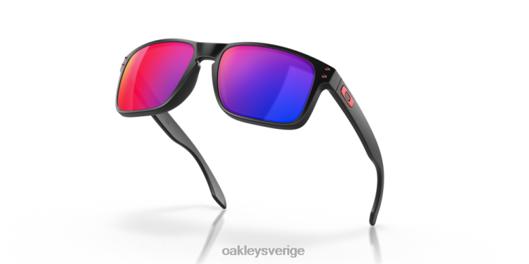 Oakley holbrook T8RX049 positiva röda iridiumlinser, mattsvart båge