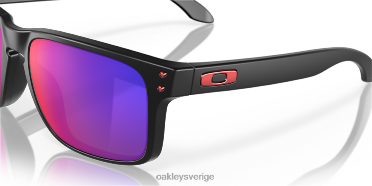 Oakley holbrook T8RX049 positiva röda iridiumlinser, mattsvart båge