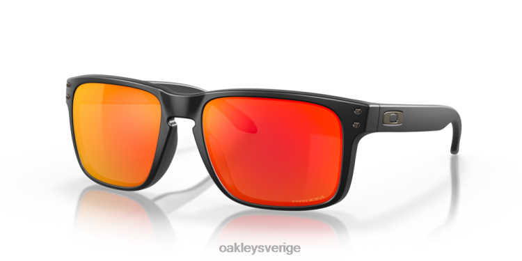 Oakley holbrook T8RX055 prizm ruby ​​linser, matt svart båge
