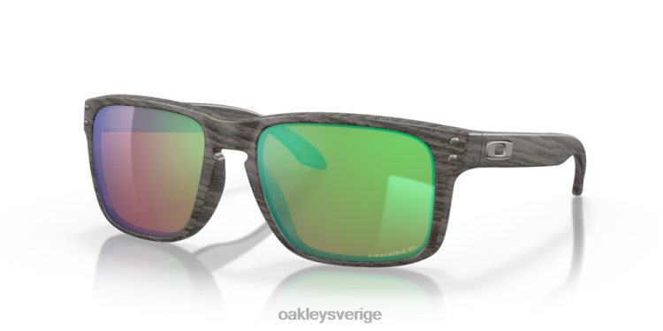 Oakley holbrook woodgrain samling T8RX065 prizm polariserade linser för grunt vatten, ram i trä