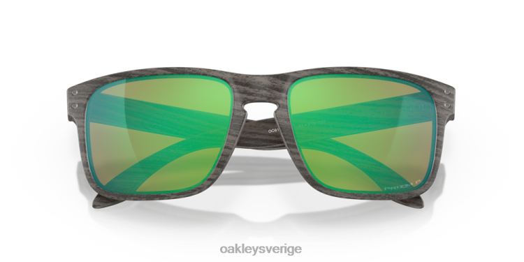 Oakley holbrook woodgrain samling T8RX065 prizm polariserade linser för grunt vatten, ram i trä