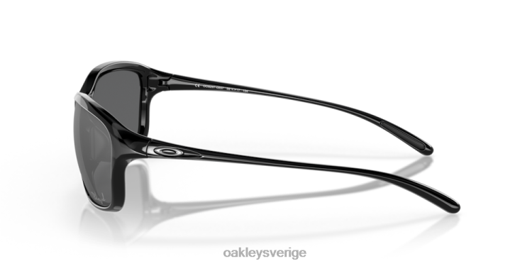 Oakley hon är ostoppbar T8RX0357 svarta iridiumpolariserade linser, polerad svart båge