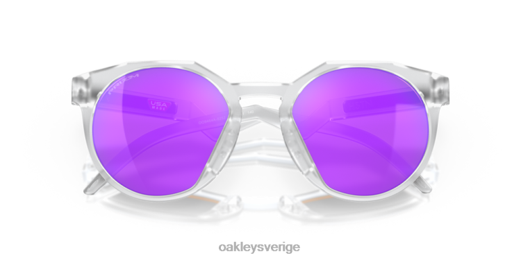 Oakley hstn (låg brygganpassning) T8RX01008 prizm violetta linser, matt klar ram