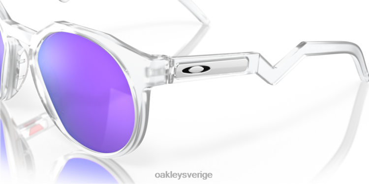 Oakley hstn (låg brygganpassning) T8RX01008 prizm violetta linser, matt klar ram