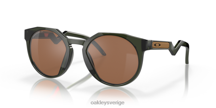 Oakley hstn (låg brygganpassning) T8RX01010 prizm volfram polariserade linser, olivfärgad ram