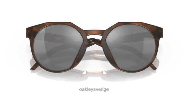 Oakley hstn (låg brygganpassning) T8RX01011 prizm svarta polariserade linser, mattbrun sköldpaddsbåge