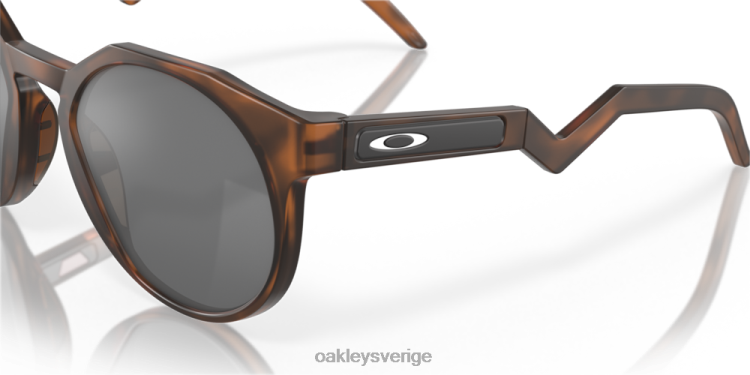 Oakley hstn (låg brygganpassning) T8RX01011 prizm svarta polariserade linser, mattbrun sköldpaddsbåge