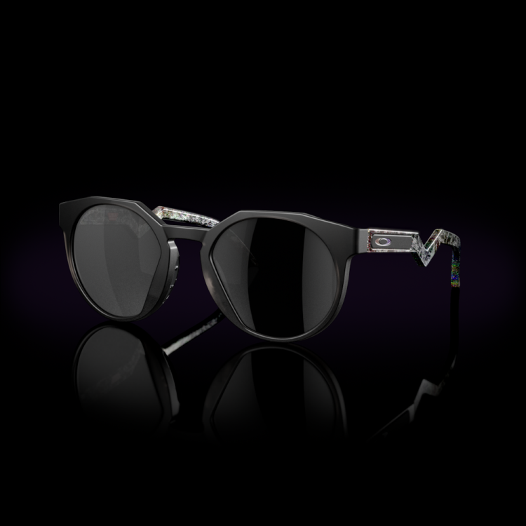 Oakley hstn verve samling T8RX01015 prizm svarta polariserade linser, mattgrå rökbåge