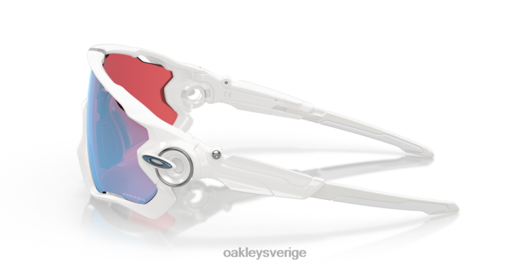 Oakley jawbreaker prizm snösamling T8RX0881 prizm snow sapphire linser, polerad vit båge