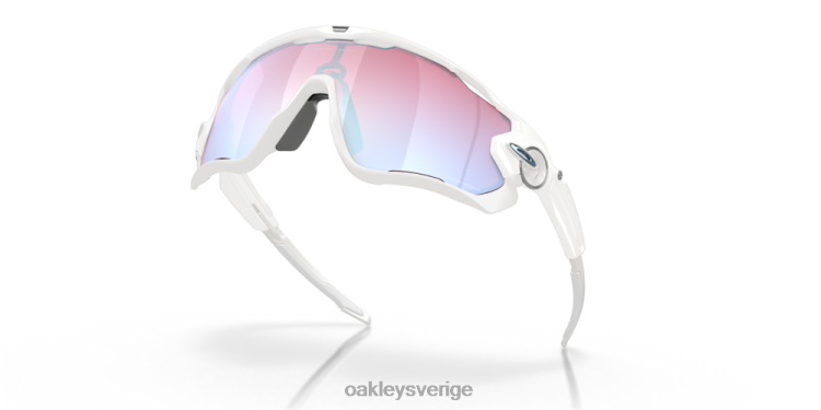 Oakley jawbreaker prizm snösamling T8RX0881 prizm snow sapphire linser, polerad vit båge