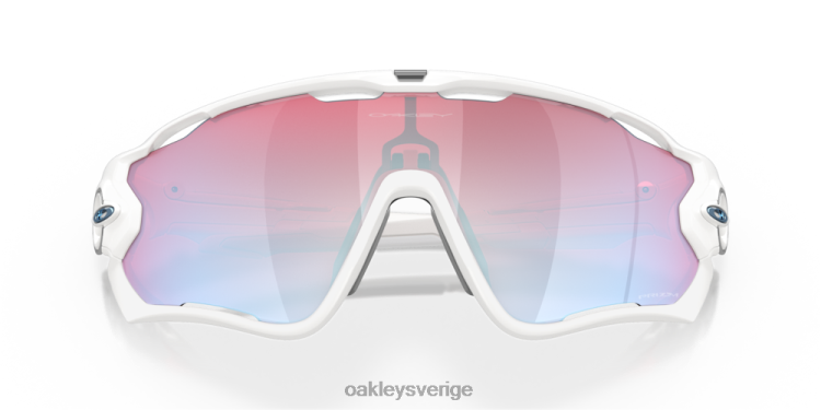 Oakley jawbreaker prizm snösamling T8RX0881 prizm snow sapphire linser, polerad vit båge