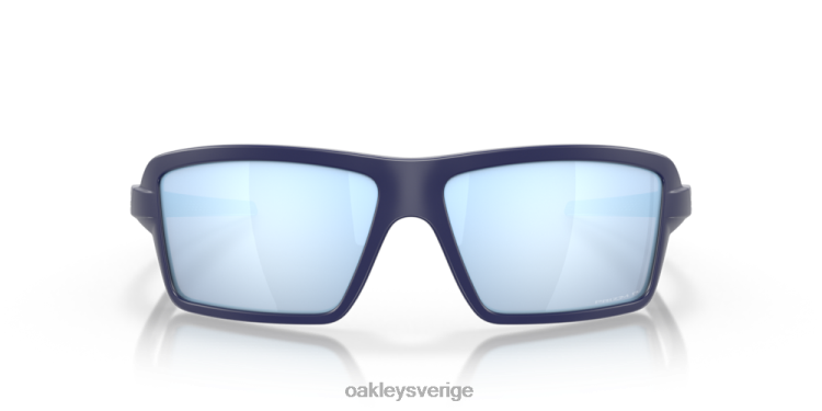 Oakley kablar T8RX0673 prizm djupt vatten polariserade linser, matt marin båge