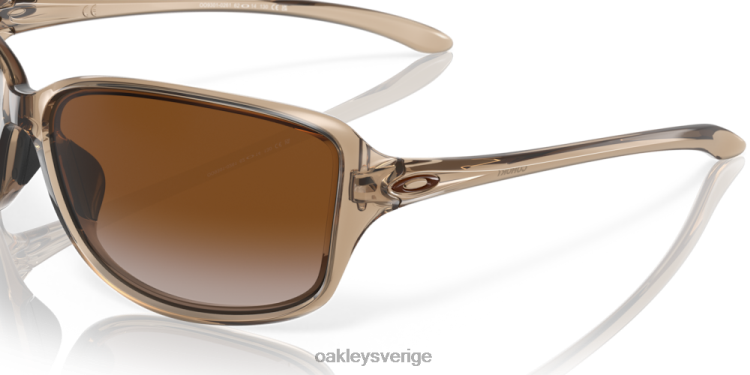 Oakley kohort T8RX0455 mörkbruna gradientlinser, sepia ram
