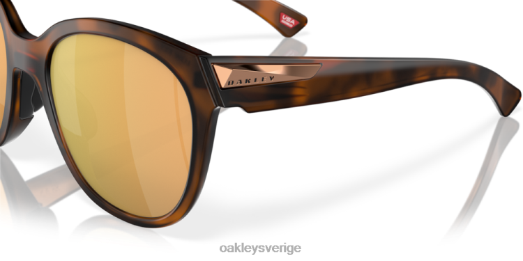 Oakley låg ton T8RX0944 prizm roséguld polariserade linser, mattbrun sköldpaddsbåge
