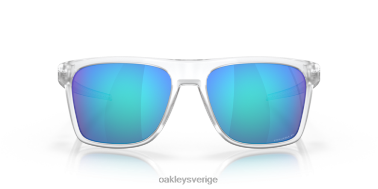 Oakley leffingwell T8RX0186 prizm safir polariserade linser, matt klar ram