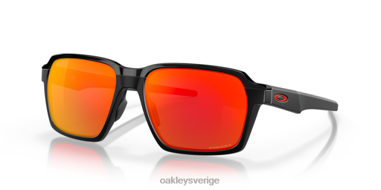 Oakley parlay T8RX0518 prizm ruby ​​linser, matt svart båge
