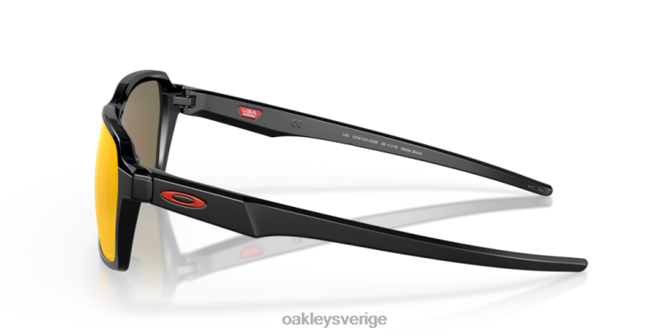 Oakley parlay T8RX0518 prizm ruby ​​linser, matt svart båge