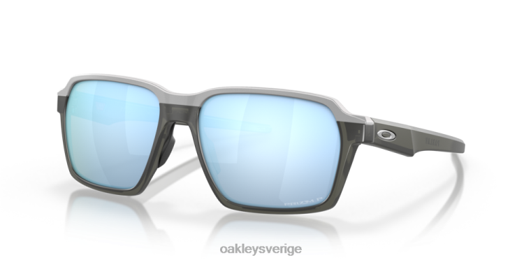 Oakley parlay T8RX0521 prizm djupvattenpolariserade linser, mattgrå rökbåge