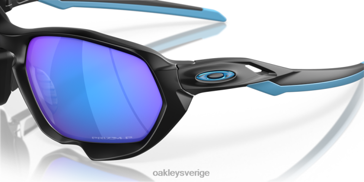Oakley plazma T8RX0264 prizm safir polariserade linser, mattsvart båge