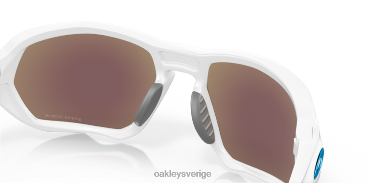 Oakley plazma T8RX0265 prizm sapphire linser, matt vit båge