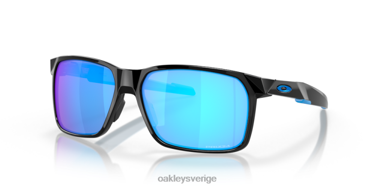 Oakley portal x T8RX0340 prizm safir linser, polerad svart båge