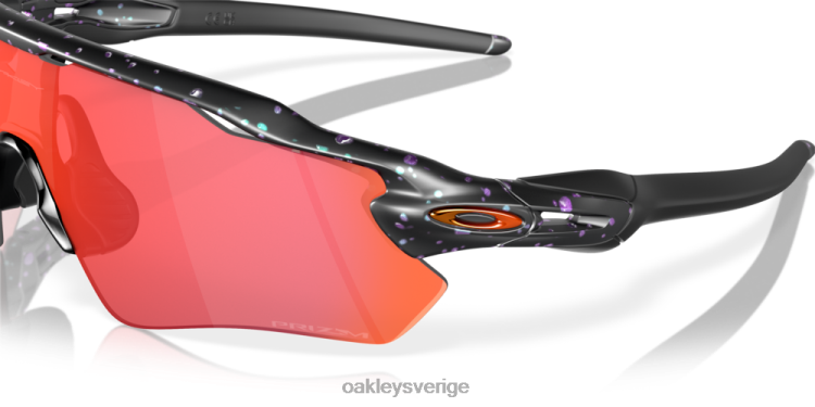 Oakley radar ev path ascend samling T8RX0725 prizm trail torch linser, matt grön lila colorshift splatter ram