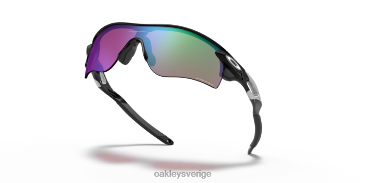 Oakley radarlåsbana (låg bropassning) T8RX0700 prizm golflinser, polerad svart båge