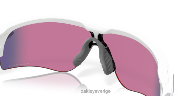Oakley radarlåsbana (låg bropassning) T8RX0702 prizm väglinser, polerad vit båge