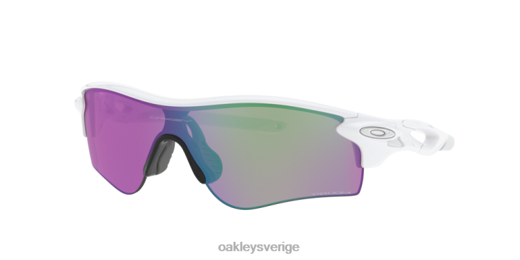 Oakley radarlåsbana (låg bropassning) T8RX0715 prizm golflinser, vit ram
