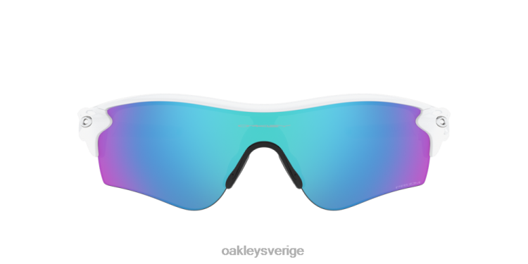 Oakley radarlåsbana (låg bropassning) T8RX0716 prizm safir linser, vit ram