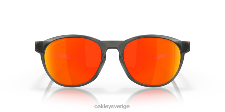 Oakley reedmace (låg bropassning) T8RX0659 prizm ruby ​​polariserade linser, mattgrå rökbåge