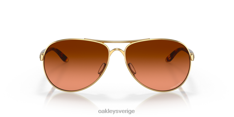 Oakley respons T8RX0486 prizm bruna gradientlinser, båge i polerat guld